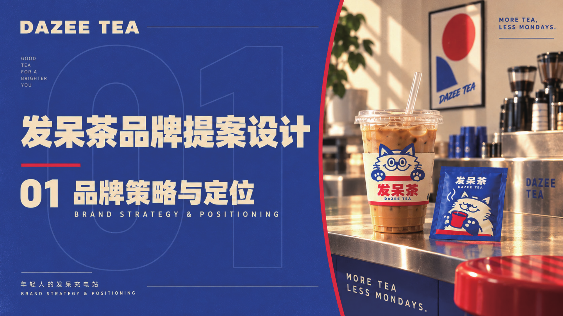 发呆茶品牌提案设计